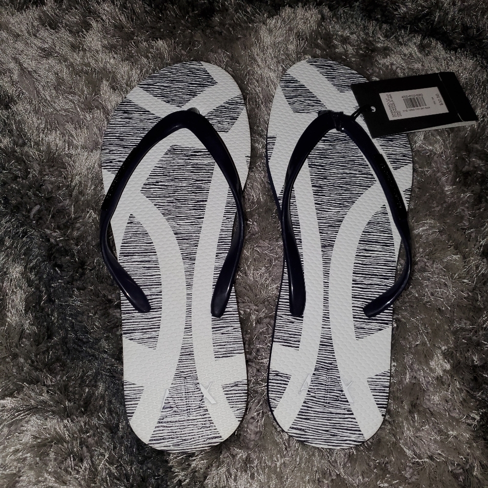 Armani Exchange Flip Flops